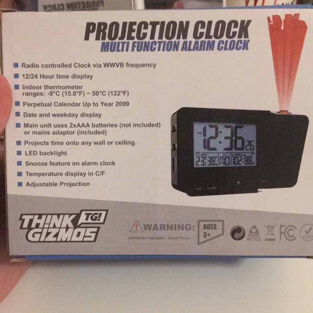 Projection Clock. Multi Functional alarm clock. - Picture 2 of 6